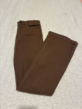 Motel Rocks Brown Flare Denim